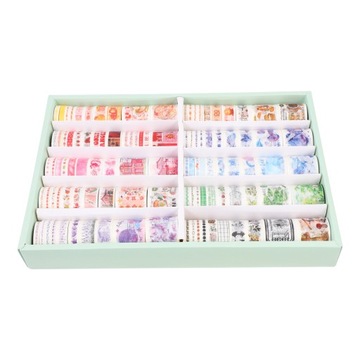 DIY TAŚMA WASHI NAKLEJKI Z LITERAMI TAŚMA MAGNETYCZNA