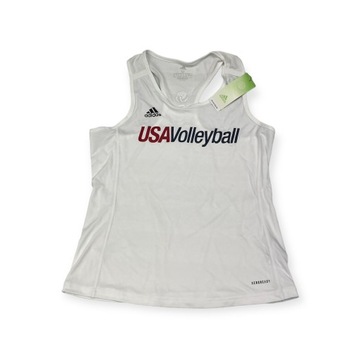 Koszulka bokserka biała USA Adidas VOLLEYBALL M