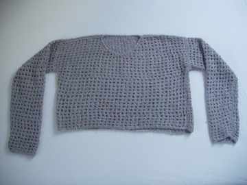NoName sweter ażurowy openwork r 36/38 oversize