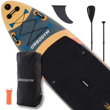 Надувная доска SUP для плавания с веслом 350 см + сиденье + набор GoPro