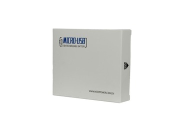 КП ICR16340-100PCM 1000 мАч Li-ION m-USB 3,0 В