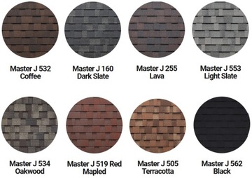 TEGOLA GONT BITUMICZNY MASTER J 6,2mm DWUWARSTWOWY