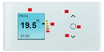 Atlantic F127 настенный электрический обогреватель мощностью 1500 Вт.