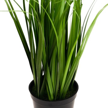 Искусственная трава 40 см в декоративном горшке.