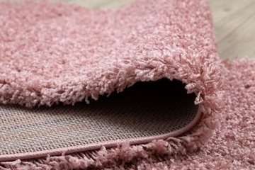 CHODNIK SOFFI shaggy 80x300 cm gruby róż #AF101