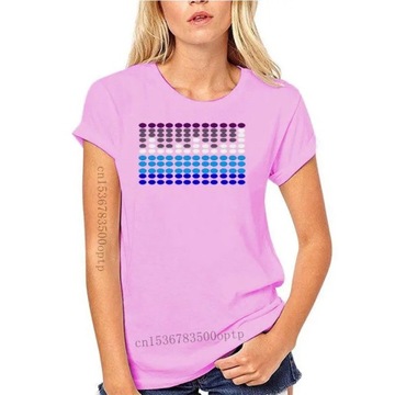 Tee Men's Sound Activated Led El T Shirt Designin