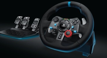 ИГРОВОЕ КОЛЕСО + ПЕДАЛИ LOGITECH G29 DRIVING FORCE PlayStation + ПК