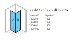 Гидромассажная кабина Duschy SQUARE 70 см x 0 см