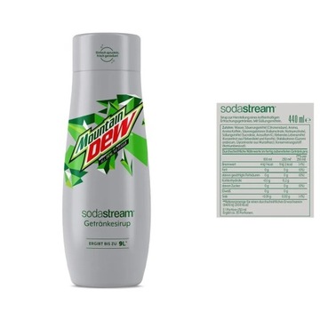 Syrop SodaStream MOUNTAIN DEW ZERO