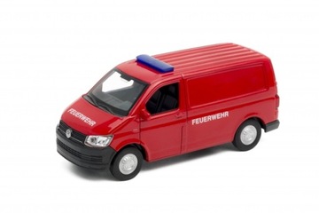 WELLY VW VOLKSWAGEN TRANSPORTER T6 VAN STRAŻ 1:34