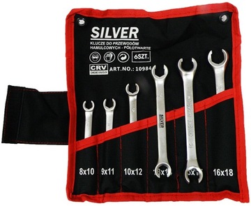 КЛЮЧИ ДЛЯ ТОРМОЗНЫХ ТРУБ 6 шт. 8-18 мм