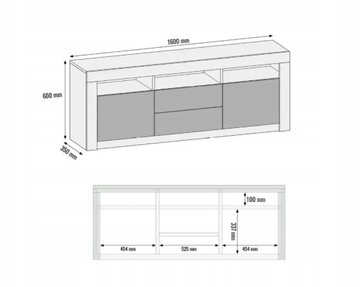 ШКАФ ДЛЯ ТЕЛЕВИЗОРА РЕТРО ЛОФТ РЕТРО ЛОФТ ДУБ/ЧЕРНЫЙ