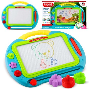 ZNIKOPIS TABLICA MAGNETYCZNA DO RYSOWANIA DLA DZIECI Z RYSIKIEM RICOKIDS