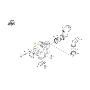 Fendt F926202090030 Турбокомпрессор Holset