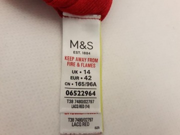 M&S asymetryczny SWETEREK bezrękawnik MODNY _ 42