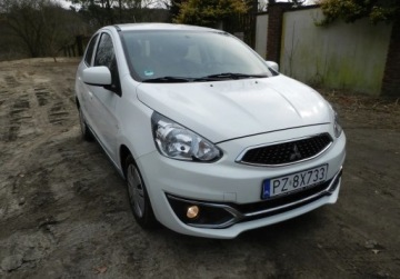 Mitsubishi Space Star Hatchback 5d 1.0 71KM 2016 Mitsubishi Space Star maly tani niezawodny SERWISOWANY Benzyna 71KM