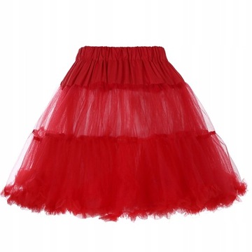 Krótka spódniczka21 czerwony biały kobiety spódnic