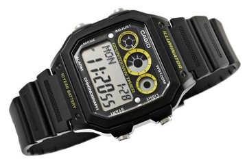 ZEGAREK MĘSKI CASIO 10 BAR DO PłYWANIA AE-1300WH-1AVDF