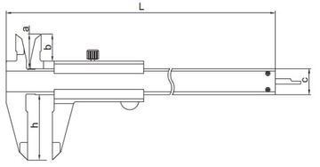 Штангенциркуль MITUTOYO аналоговый 150/0,02 мм 530-122