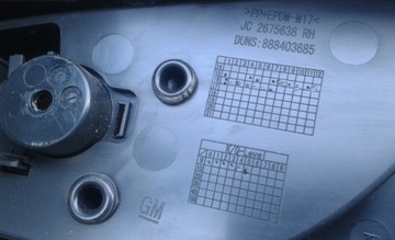 Обивка панели правой двери задней правой, Opel Astra V K 39060598