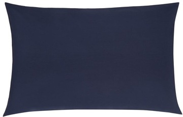 Westwing poszewka z perkalu granatowa 50x70cm