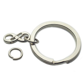 BRELOK BAZA łańcuszek 25mm 10 szt NIESKOŃCZONOŚĆ