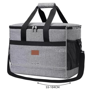 СУМКА ДЛЯ ХОЛОДИЛЬНИКА ДЛЯ ТУРИСТИЧЕСКОГО ПИКНИКА 20 Л + НАБОР 2 МОРОЗИЛЬНЫХ ВСТАВКИ