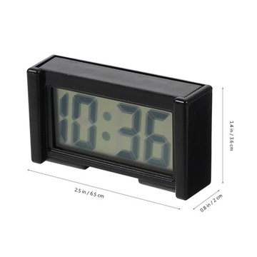 ELEKTRONICZNY ZEGAREK SAMOCHODOWY ZEGAR BATERII