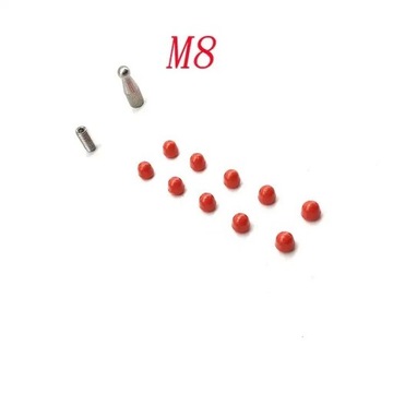 Молоток, сменный металлический наконечник, PDR, резьба М8, резиновые накладки, защита от града.