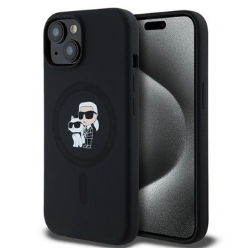 Oryginalne etui Karl Lagerfeld do iPhone 15, obudowa do telefonu