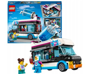 ZABAWKA KLOCKI LEGO CITY DLA DZIEWCZYNKI CHŁOPCA 5, 6 LATKA+ FURGONETKA
