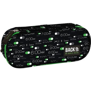PIÓRNIK SZKOLNY SASZETKA TIME CZAS ZEGAR BACKUP