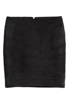 H&M Spódnica w strukturalny splot rozm.38,M