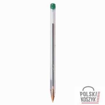 Długopis BIC Cristal Grip zielony 1 mm