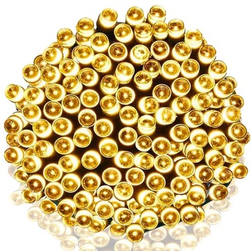 LAMPKI CHOINKOWE LED ŚWIĄTECZNE ZEWNĘTRZNE 200 LED