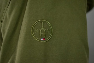 Tommy Hilfiger Khaki Parka Damska Kożuszek Ocieplenie Thermore M