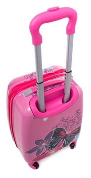 DZIECIĘCA WALIZKA PODRÓŻNA RGL DZIECI BAGAŻ WZORY 4 KÓŁKA RGL ABS