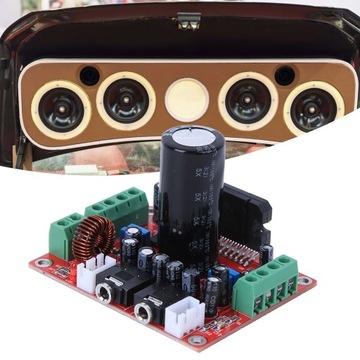 Płyta wzmacniacza samochodowego Układ TDA7850 z redukcją szumów BA3121