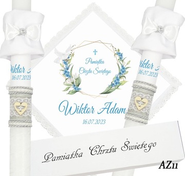 БЕЛАЯ ОДЕЖДА И КРЕЩЕСТВЕННАЯ СВЕЧА КРЕЩЕННОЕ ИМЯ