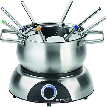 URZĄDZENIE ZESTAW FONDUE DO SERA CZEKOLADY CZEKOLADA INOX 1,2L