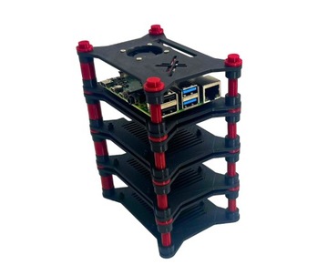 Кластерный корпус и рамка для Raspberry Pi 3/4/5, модульная