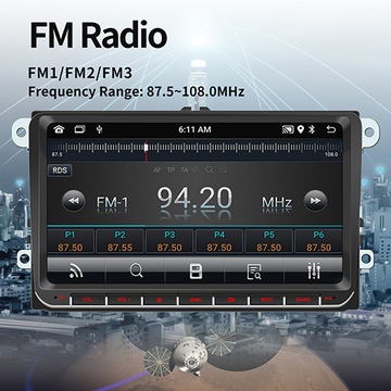 РАДИО GPS НАВИГАЦИЯ VW Touran 2003 - 2015 ANDROID