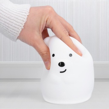 НОЧНИК ДЛЯ ДЕТЕЙ, светодиодный силиконовый мишка с USB-пультом, 3 режима освещения