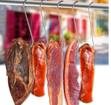КРЮК ДЛЯ МЯСА 20 см КРЮЧКИ ДЛЯ КОПТЕНИЯ КРЮЧКИ ДЛЯ КОПЧЕНИЯ МЯСА
