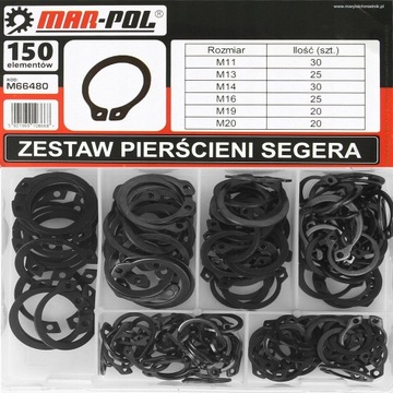 SEGERY ZEWNĘTRZNE PIERŚCIENIE OSADCZE SEGERA 150el