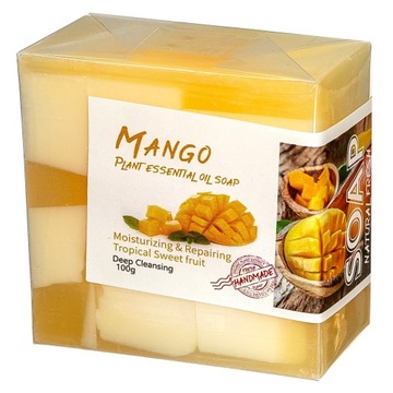 MYDŁO W KOSTCE MANGO ORZEŹWIAJĄCE I NAWILŻAJĄCE DO CIAŁA 100G
