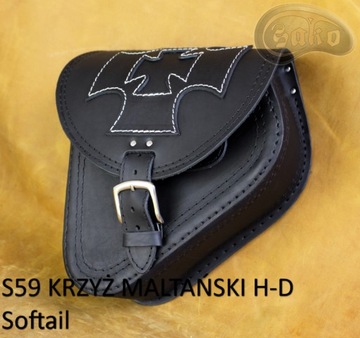 Sakwa do Harley Davidson Softail S59 Krzyż SAKO!