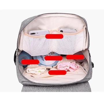 СУМКА, РЮКЗАК, ОРГАНАЙЗЕР, ДЛЯ МАМЫ ДЛЯ КОЛЯСКИ ЦВЕТ