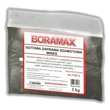 GOTOWA ZAPRAWA SZAMOTOWA 2 KG BORAMAX SZAMOT