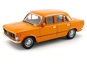 FIAT 125p Welly 1:43 WPT1313 Legendy PRL pomarańcz